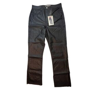 PacSun TGLA Pants Womens Juniors 11 Faux Leather Bootcut Biker Grunge Trouser